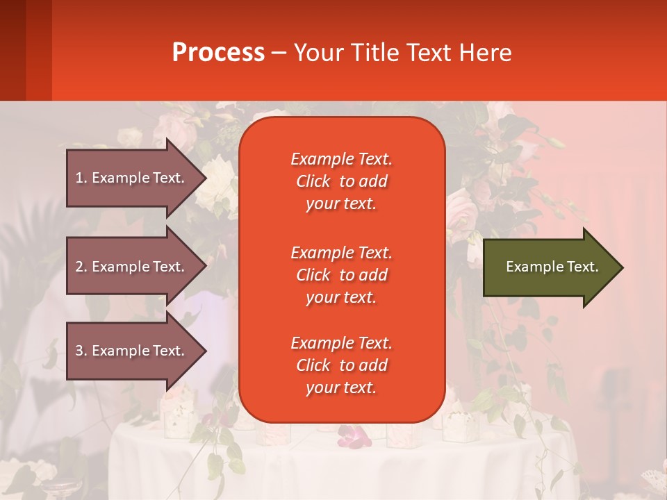 Cocktail Cloth Red PowerPoint Template