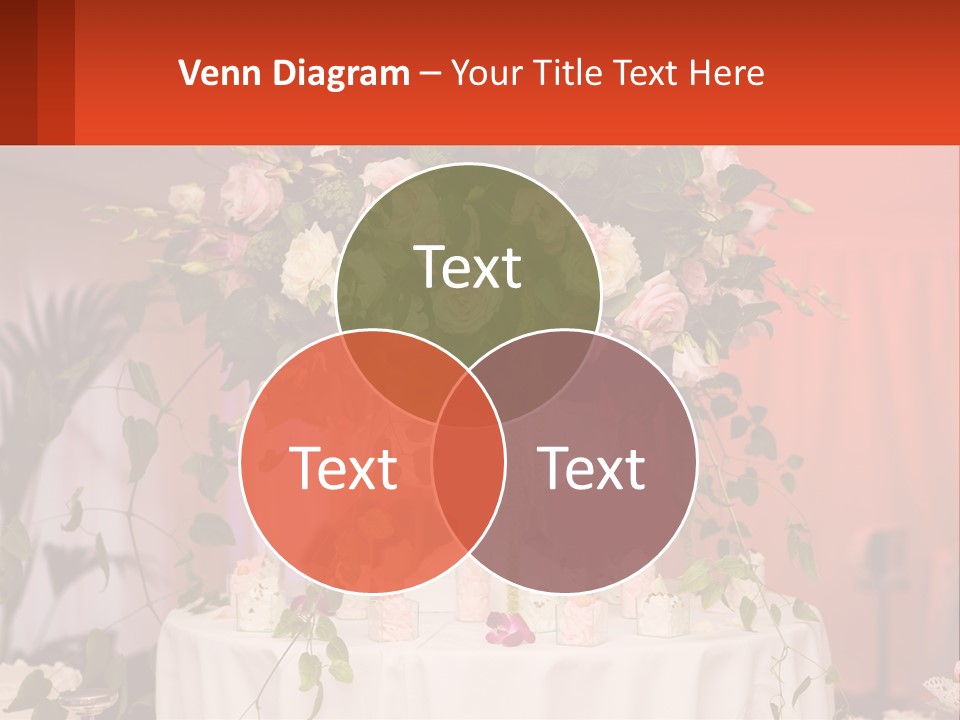 Cocktail Cloth Red PowerPoint Template