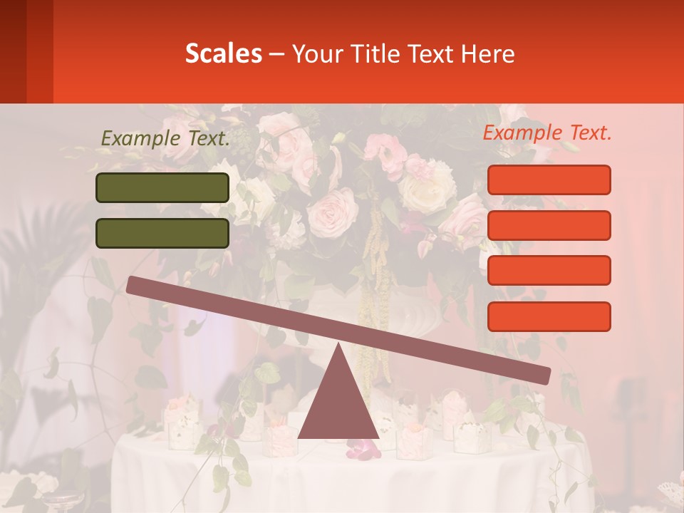 Cocktail Cloth Red PowerPoint Template