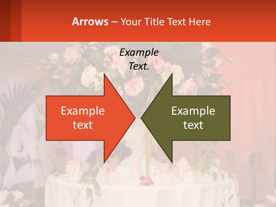 Cocktail Cloth Red PowerPoint Template