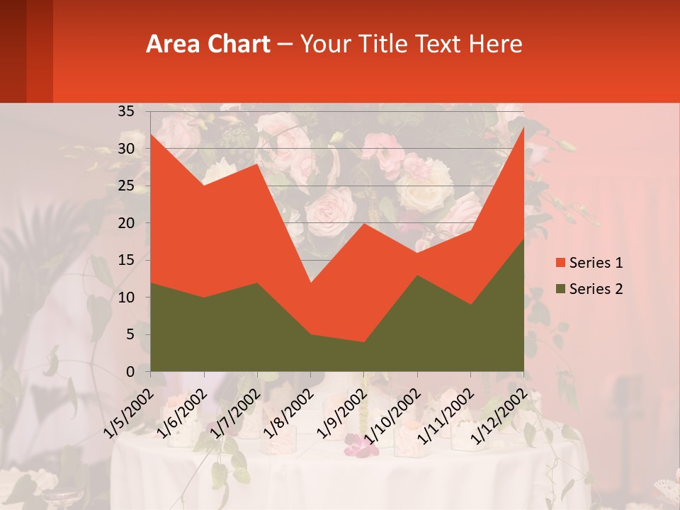 Cocktail Cloth Red PowerPoint Template