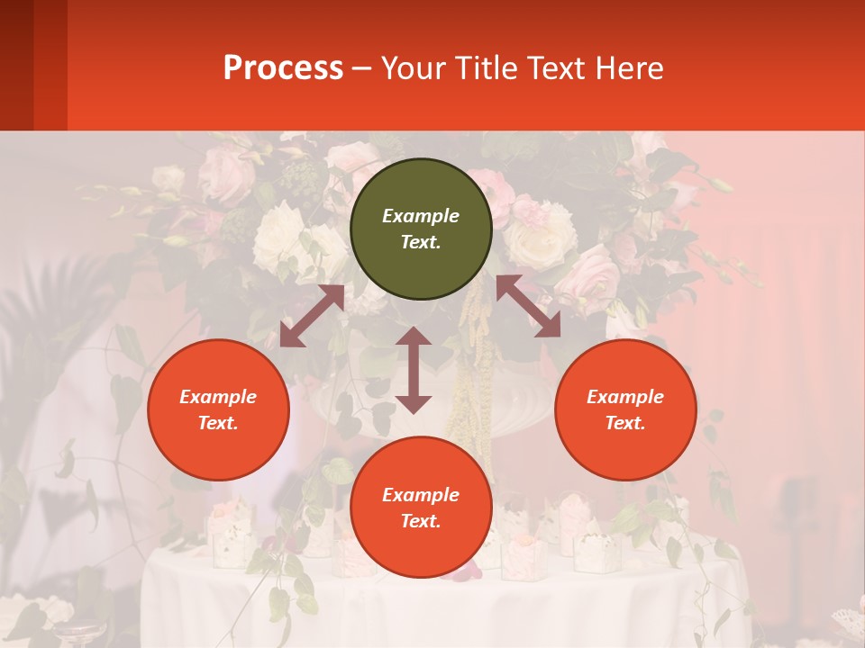 Cocktail Cloth Red PowerPoint Template