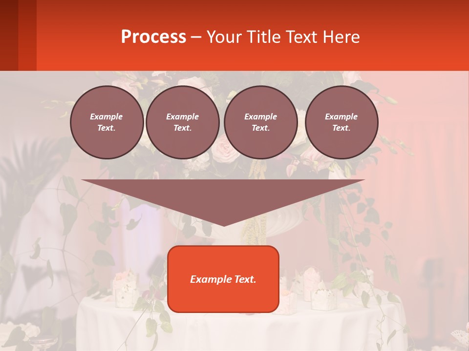 Cocktail Cloth Red PowerPoint Template