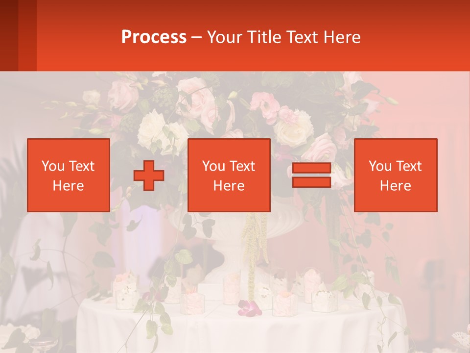 Cocktail Cloth Red PowerPoint Template