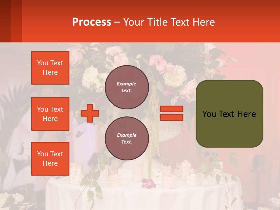 Cocktail Cloth Red PowerPoint Template