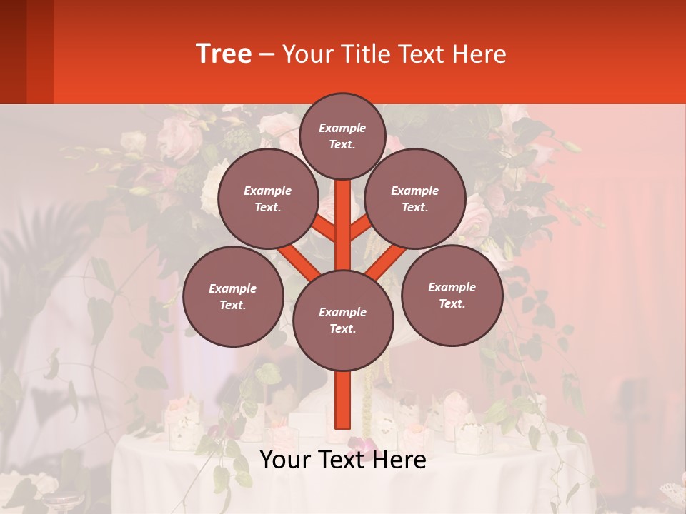 Cocktail Cloth Red PowerPoint Template