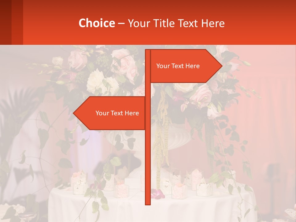 Cocktail Cloth Red PowerPoint Template