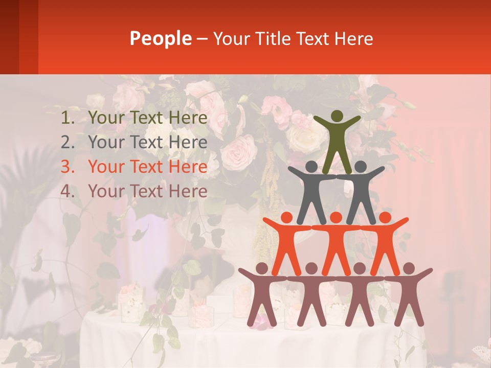 Cocktail Cloth Red PowerPoint Template