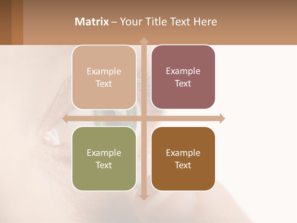 Focus Eyeball Clean PowerPoint Template