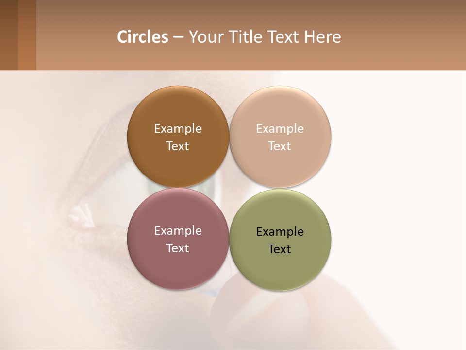Focus Eyeball Clean PowerPoint Template