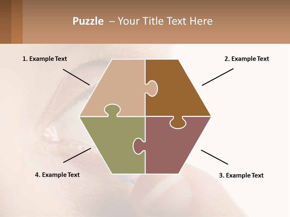 Focus Eyeball Clean PowerPoint Template