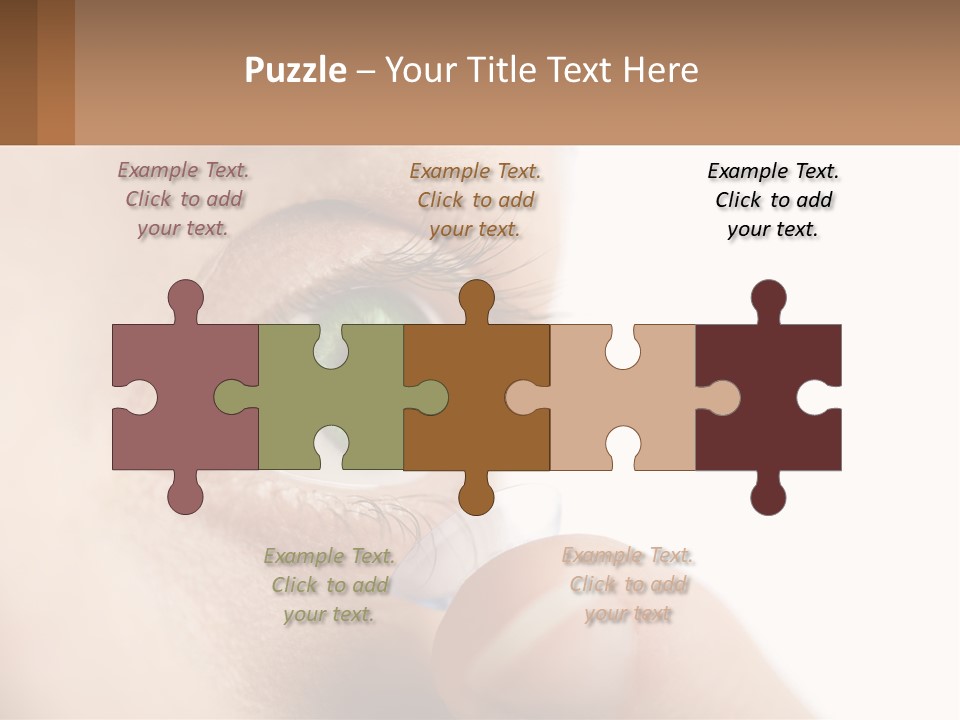 Focus Eyeball Clean PowerPoint Template