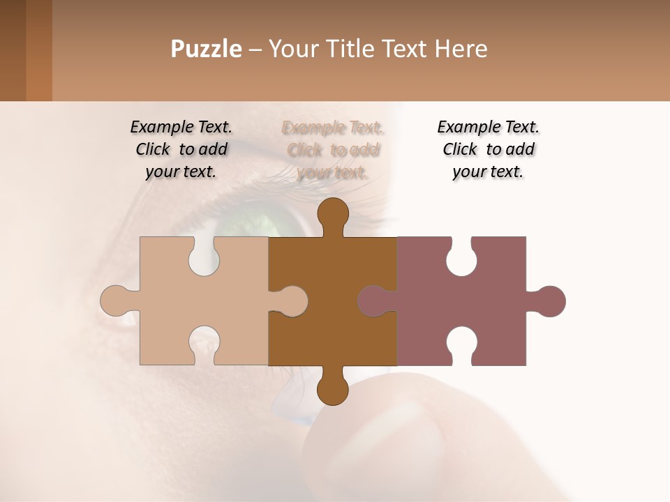 Focus Eyeball Clean PowerPoint Template