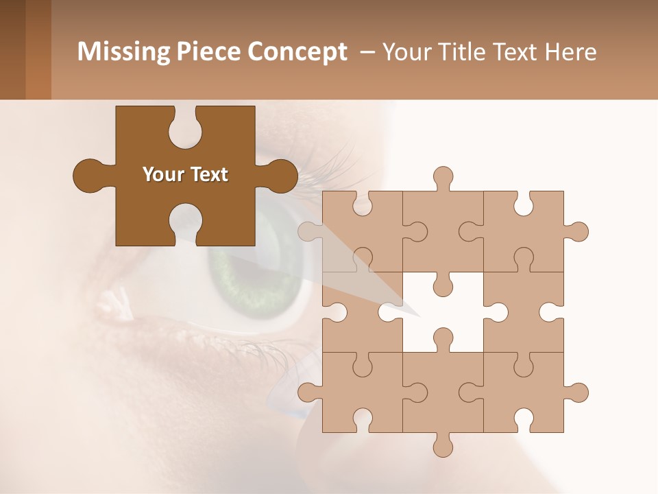 Focus Eyeball Clean PowerPoint Template