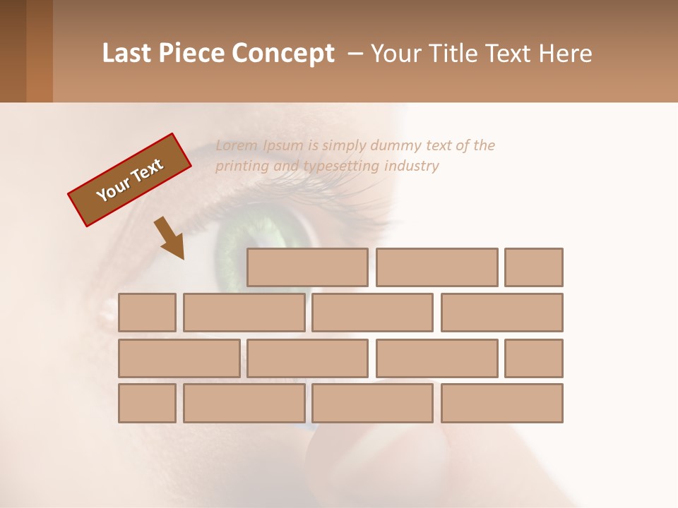 Focus Eyeball Clean PowerPoint Template
