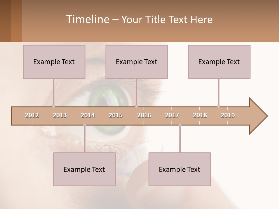Focus Eyeball Clean PowerPoint Template