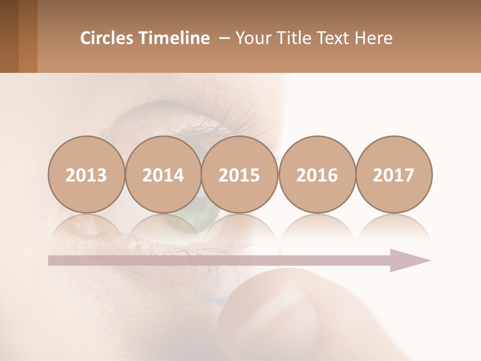 Focus Eyeball Clean PowerPoint Template