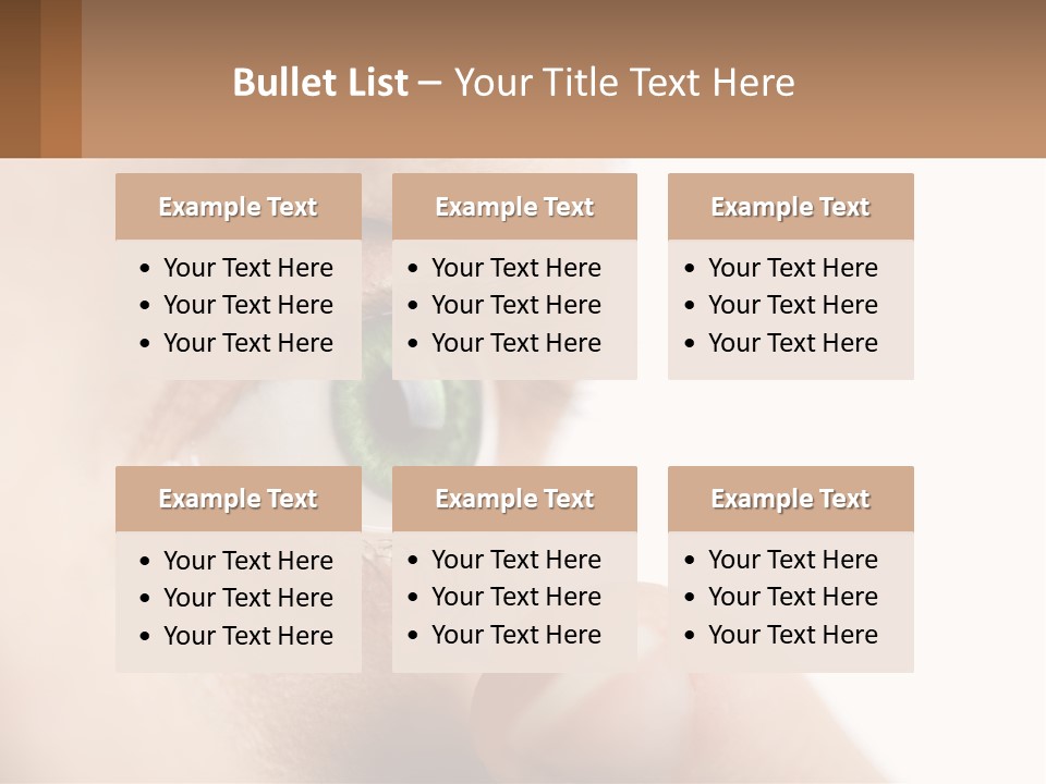 Focus Eyeball Clean PowerPoint Template