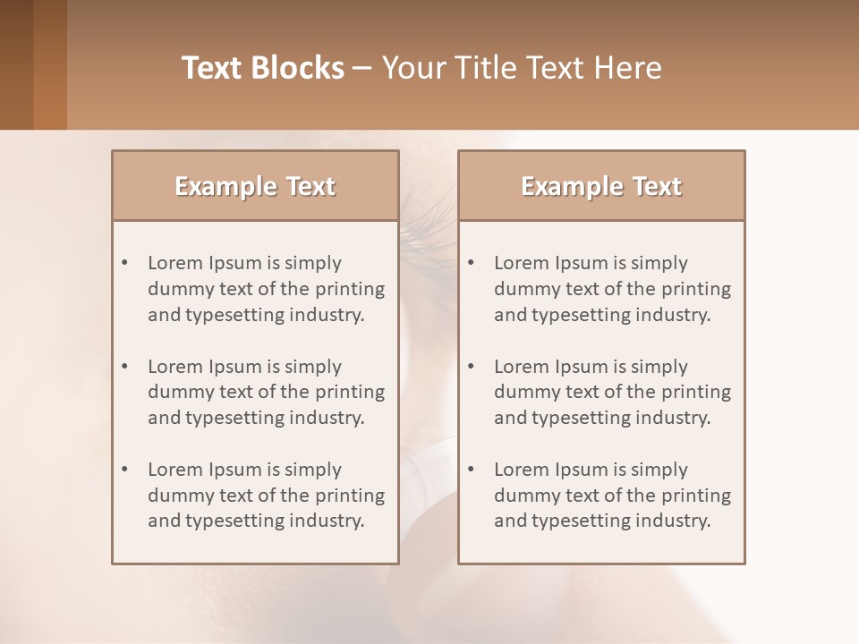 Focus Eyeball Clean PowerPoint Template