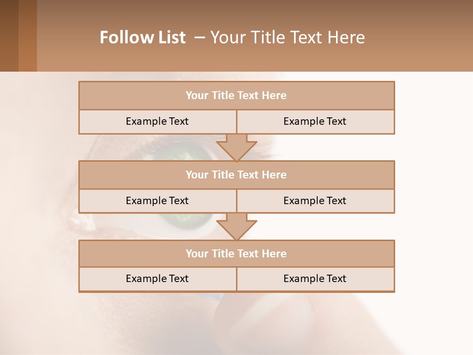 Focus Eyeball Clean PowerPoint Template
