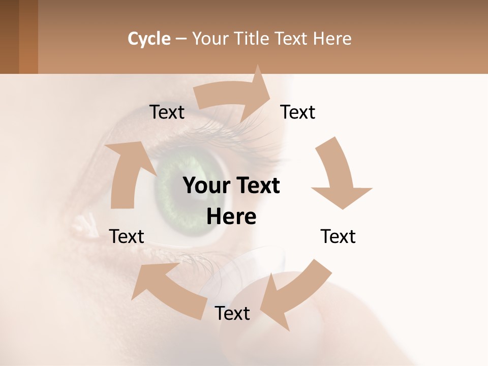 Focus Eyeball Clean PowerPoint Template