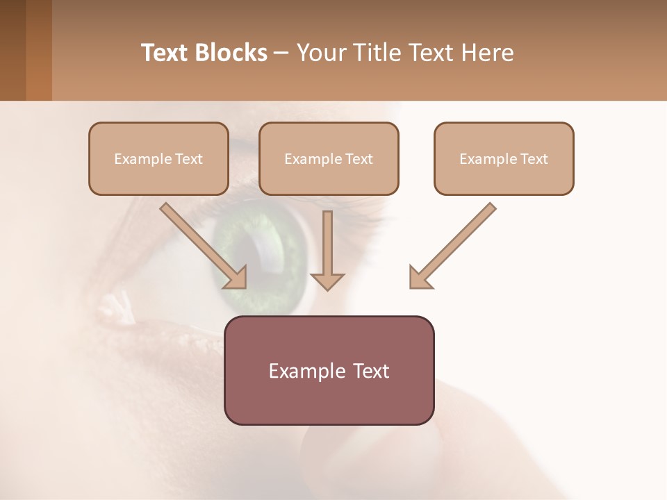Focus Eyeball Clean PowerPoint Template