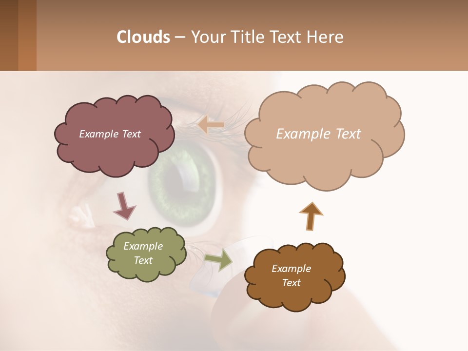 Focus Eyeball Clean PowerPoint Template