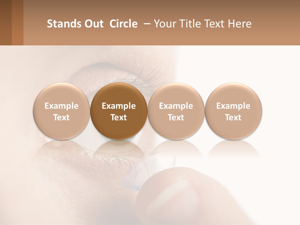Focus Eyeball Clean PowerPoint Template