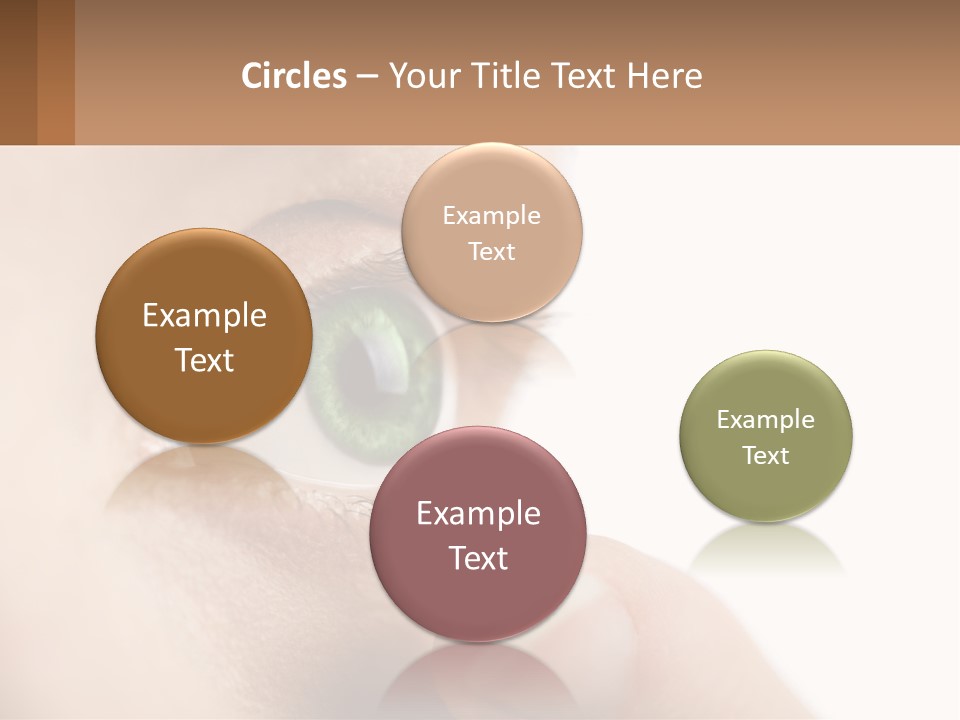 Focus Eyeball Clean PowerPoint Template
