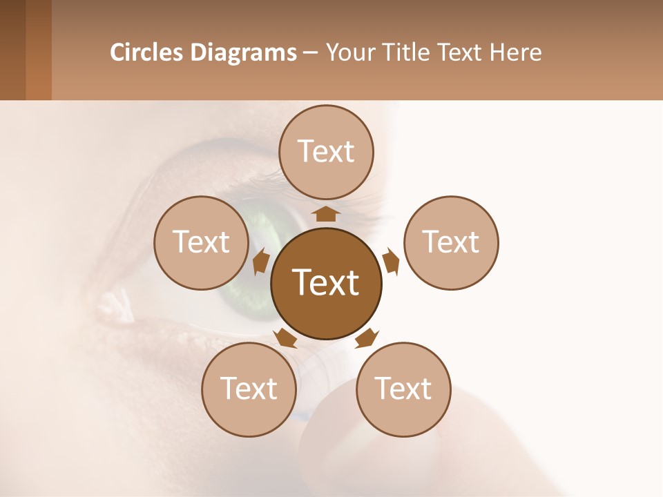 Focus Eyeball Clean PowerPoint Template