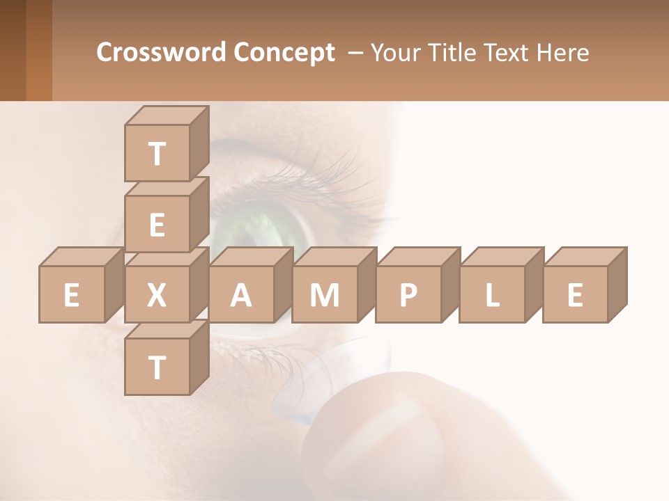 Focus Eyeball Clean PowerPoint Template