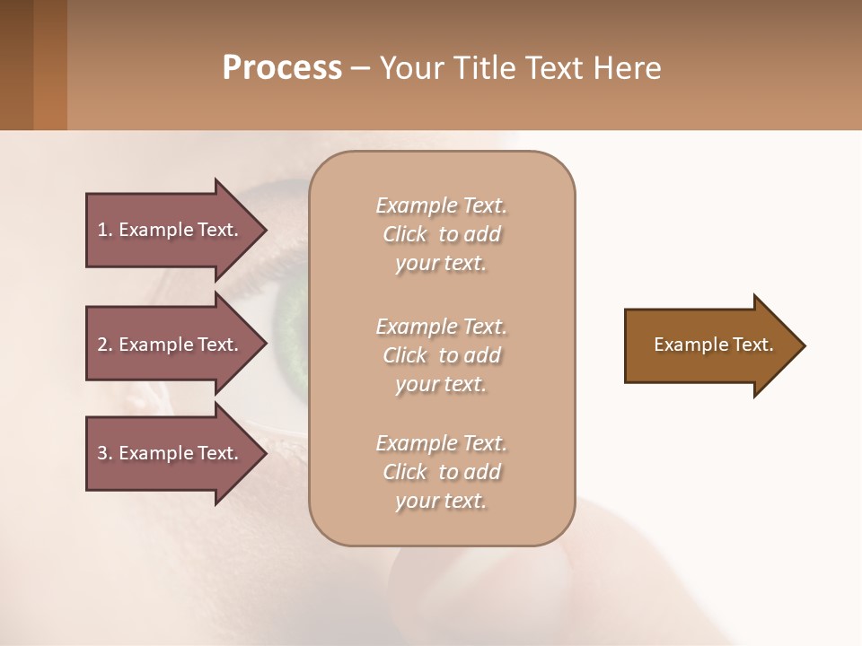 Focus Eyeball Clean PowerPoint Template