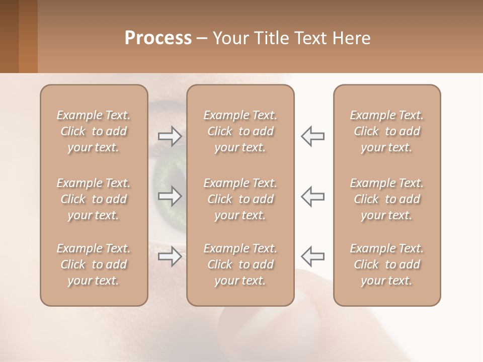 Focus Eyeball Clean PowerPoint Template