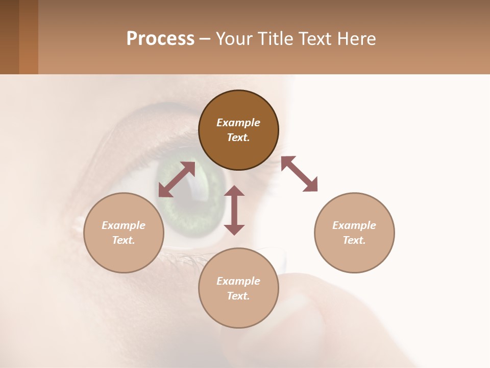 Focus Eyeball Clean PowerPoint Template