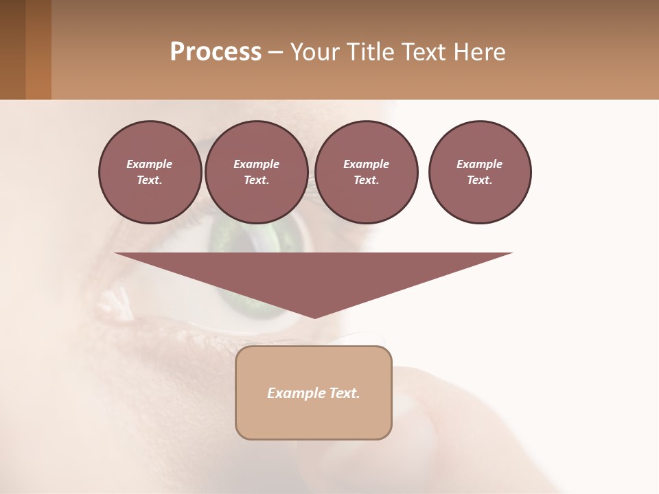 Focus Eyeball Clean PowerPoint Template