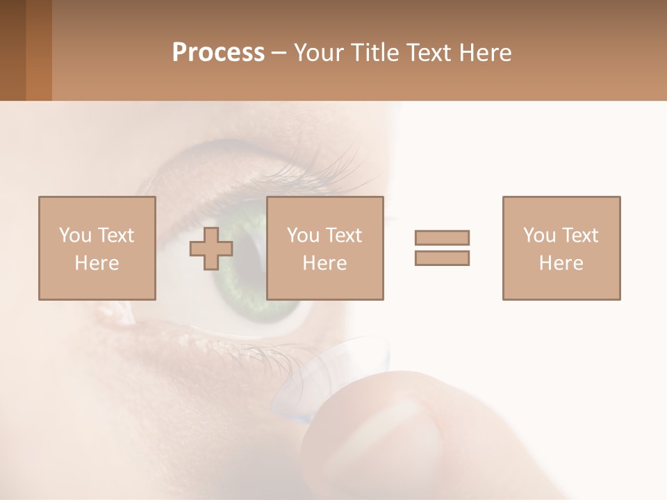 Focus Eyeball Clean PowerPoint Template