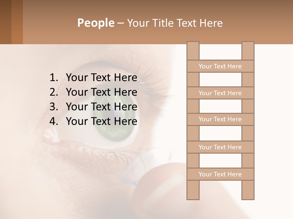 Focus Eyeball Clean PowerPoint Template