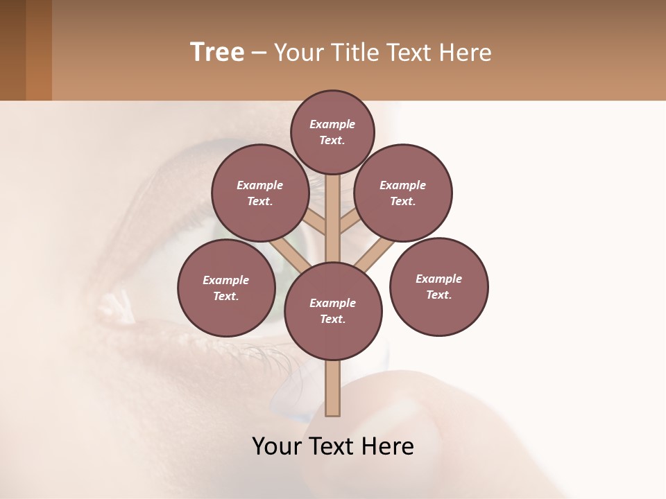 Focus Eyeball Clean PowerPoint Template