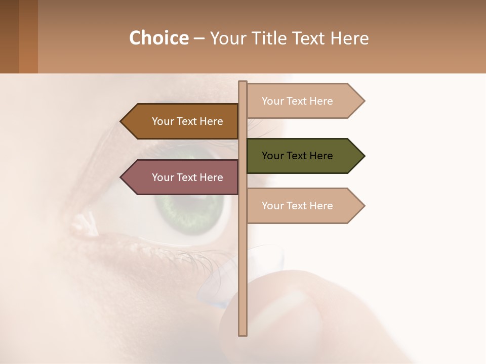 Focus Eyeball Clean PowerPoint Template