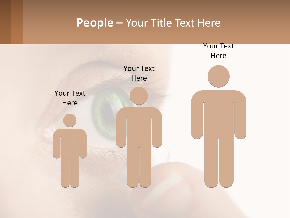 Focus Eyeball Clean PowerPoint Template