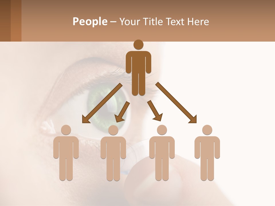 Focus Eyeball Clean PowerPoint Template