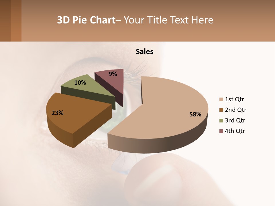 Focus Eyeball Clean PowerPoint Template