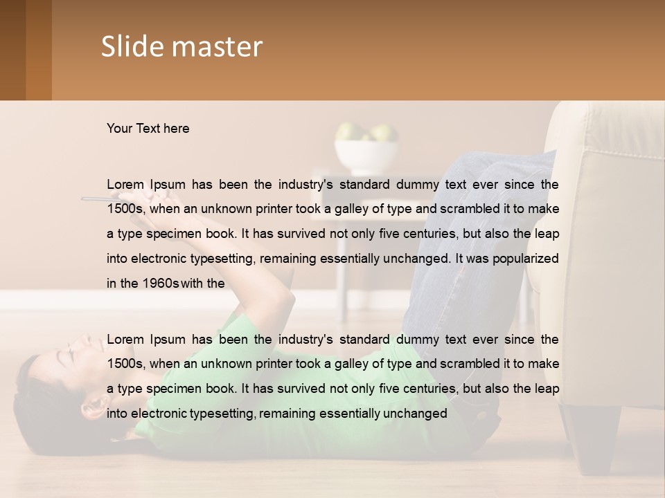 Mid Asian Leisure PowerPoint Template