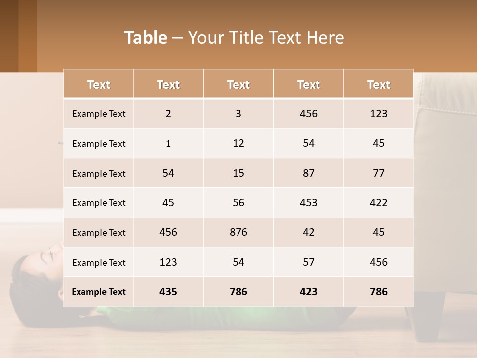 Mid Asian Leisure PowerPoint Template