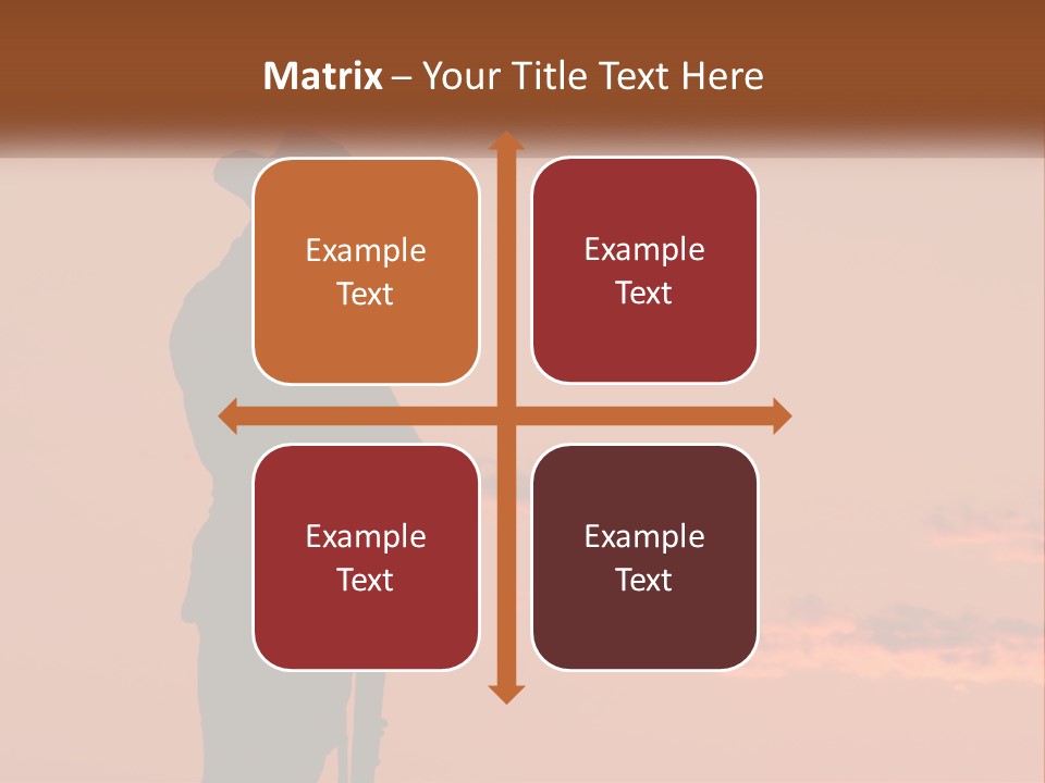 Rifle Soldier Night PowerPoint Template