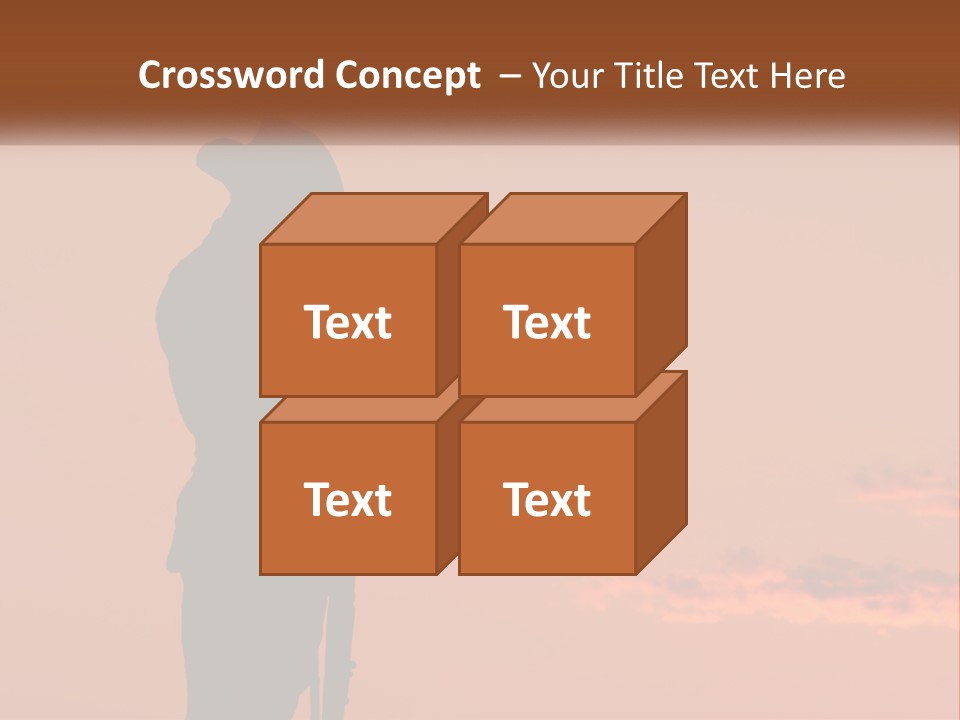 Rifle Soldier Night PowerPoint Template