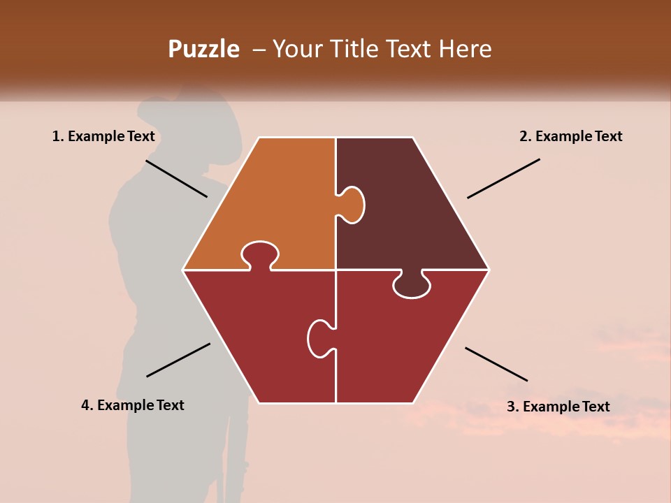 Rifle Soldier Night PowerPoint Template