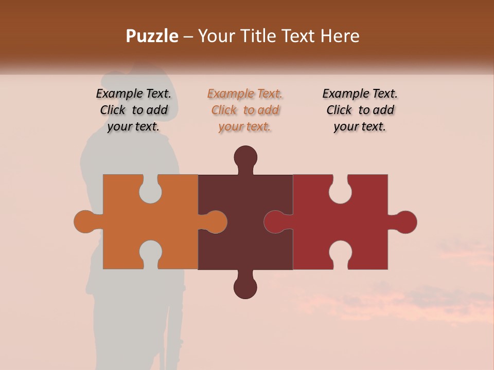 Rifle Soldier Night PowerPoint Template