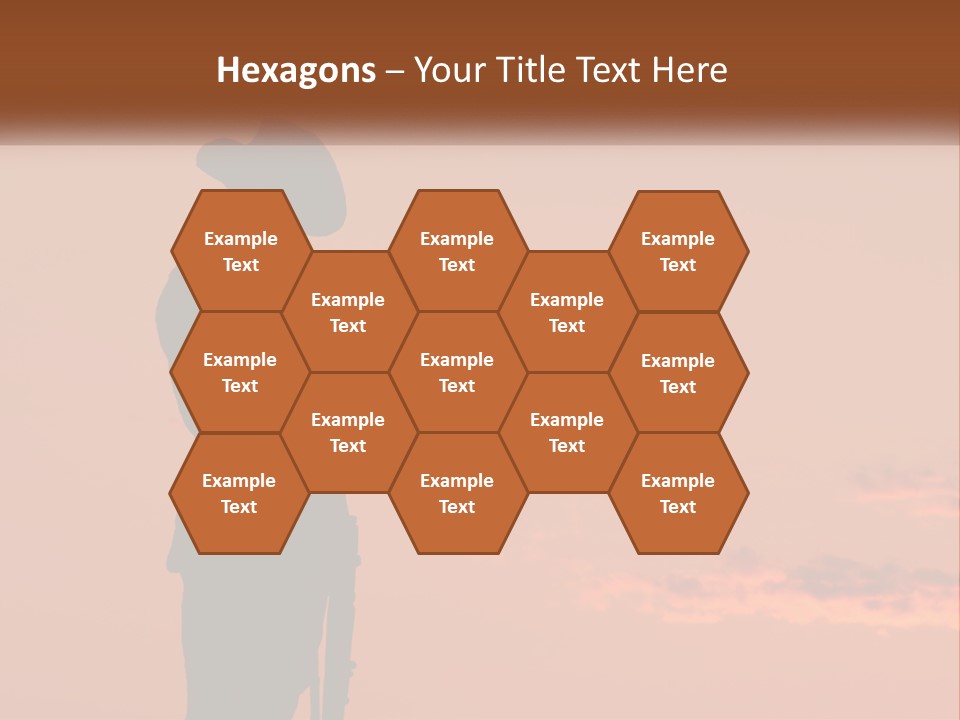 Rifle Soldier Night PowerPoint Template