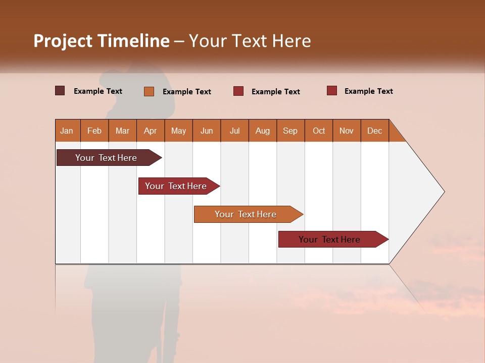 Rifle Soldier Night PowerPoint Template